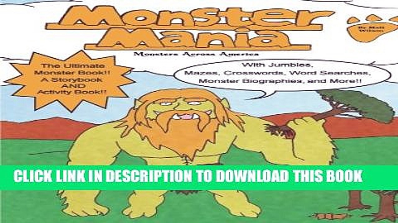 [PDF] Monster Mania: Monsters Across America Full Online