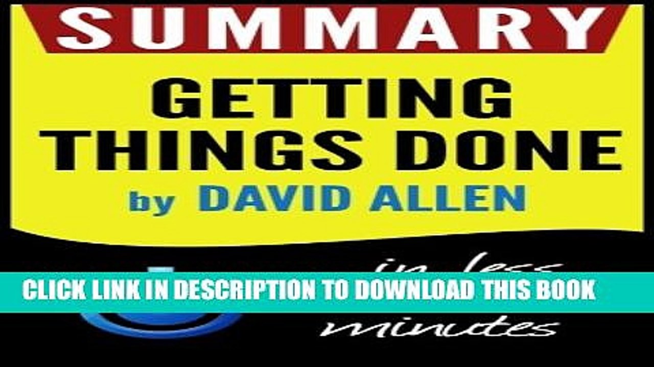 [PDF] Getting Things Done: The Art of Stress-Free Productivity (David Allen) Full Online