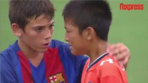 De jeunes footballeurs donnent une leçon de fair-play