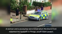 Woman and boy killed by car being chased by police