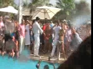Nikki bech St tropez $$$ of champagne in the pool