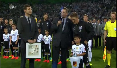 Bastian Schweinsteiger Crying In His Last Match For Germany VS Finland - Full HD