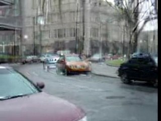 Dérapage de fou en voiture