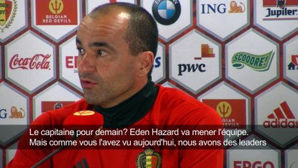 Martinez : "Eden Hazard sera le capitaine"
