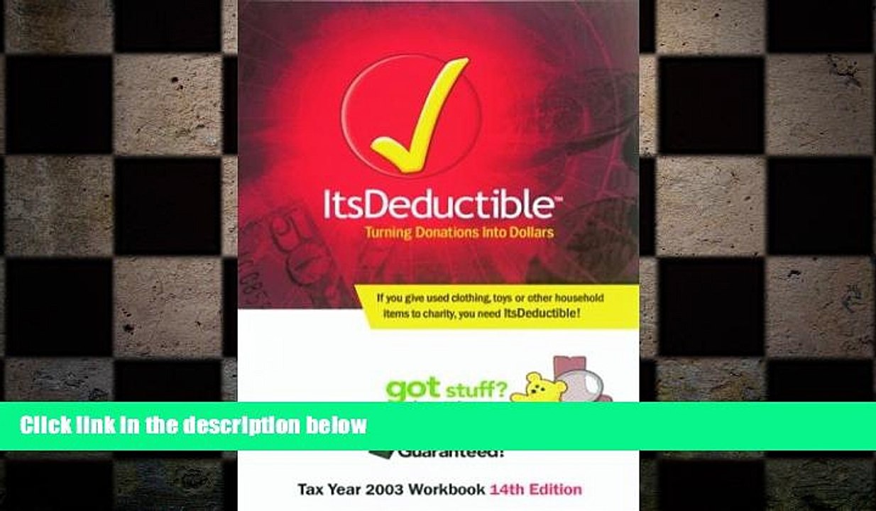 READ book  ItsDeductible: Tax Year 2003 Workbook  FREE BOOOK ONLINE