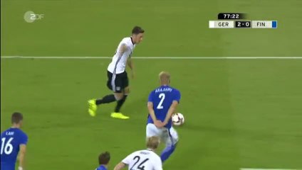 Mesut Ozil Goal HD - Germany 2-0 Finland - 31-08-2016