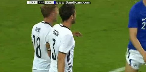 Max Meyer Goal HD - Germany 1-0 Finland - 31.08.2016 HD