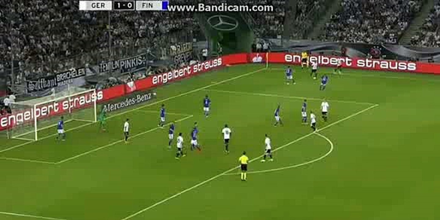 Mario Goetze 100% Chance - Germany 1-0 Finland - 31.08.2016 HD