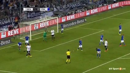 Mesut Ozil GOAL - Germany 2-0	 Finland 31.08.2016