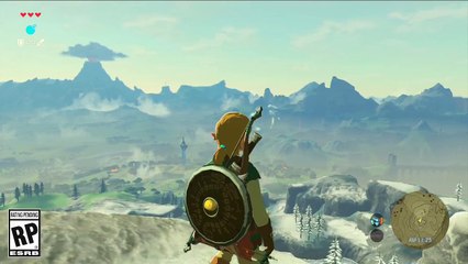 The Legend of Zelda Breath of the Wild - Explorez les environs en parapente