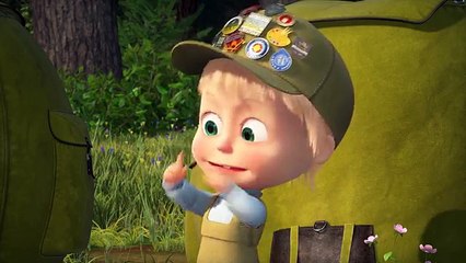 Маша и Медведь - На привале (Шалаш- не мой размерчик!)