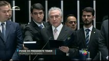 Michel Temer assume Presidência depois do impeachment de Dilma