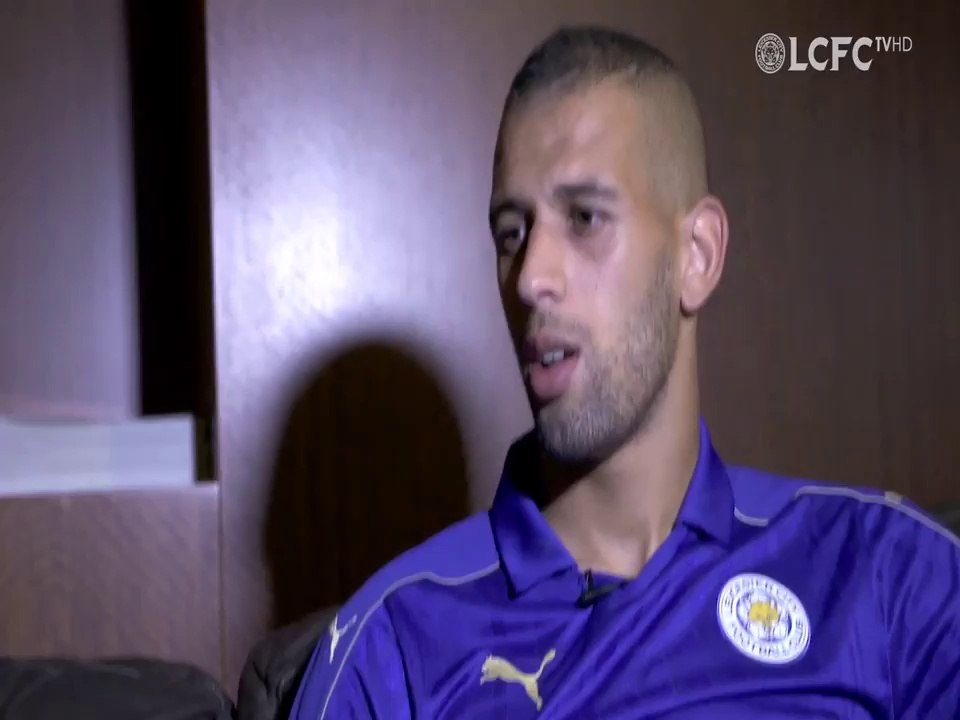 Interview de Slimani à Leicester !