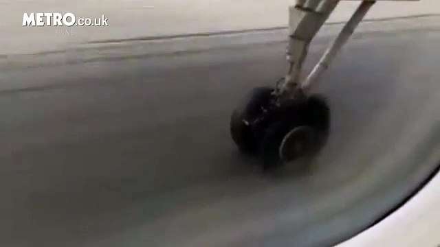 Planes Tyre Explodes During Take Off At Don Muang Airport In