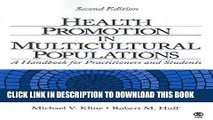 [PDF] Health Promotion in Multicultural Populations: A Handbook for Practitioners and Students