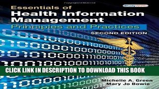 [PDF] Essentials of Health Information Management: Principles and Practices, 2nd Edition Full Online