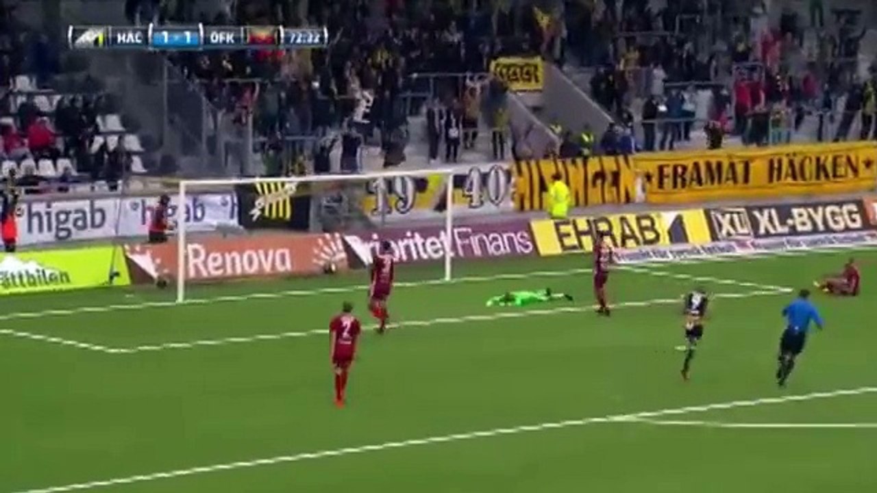 Häcken 2 - 1 Östersund