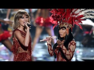 Télécharger la video: Taylor Swift & Nicki Minaj Perform Bad Blood MTV VMAs 2015