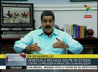 Maduro: Hoy es un día triste para la historia del Brasil y de AL