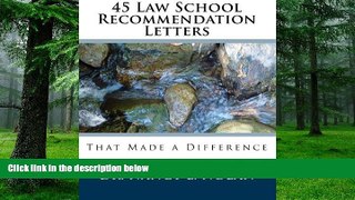 Big Deals  45 Law School Recommendation Letters That Made a Difference  Best Seller Books Best