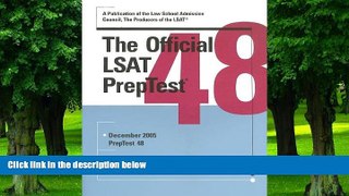 Big Deals  The Official LSAT PrepTest 48  Best Seller Books Most Wanted