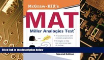 Big Deals  McGraw-Hill s MAT Miller Analogies Test, Second Edition  Best Seller Books Most Wanted