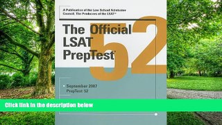 Big Deals  The Official LSAT PrepTest 52  Best Seller Books Best Seller
