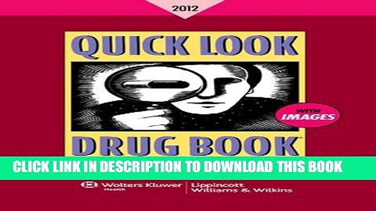 [PDF] Quick Look Drug Book 2012 Popular Online