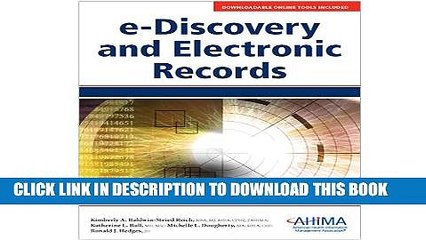 [PDF] E-discovery and Electronic Records Popular Collection