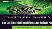 [Download] Whistleblowers: Incentives, Disincentives, and Protection Strategies Free New