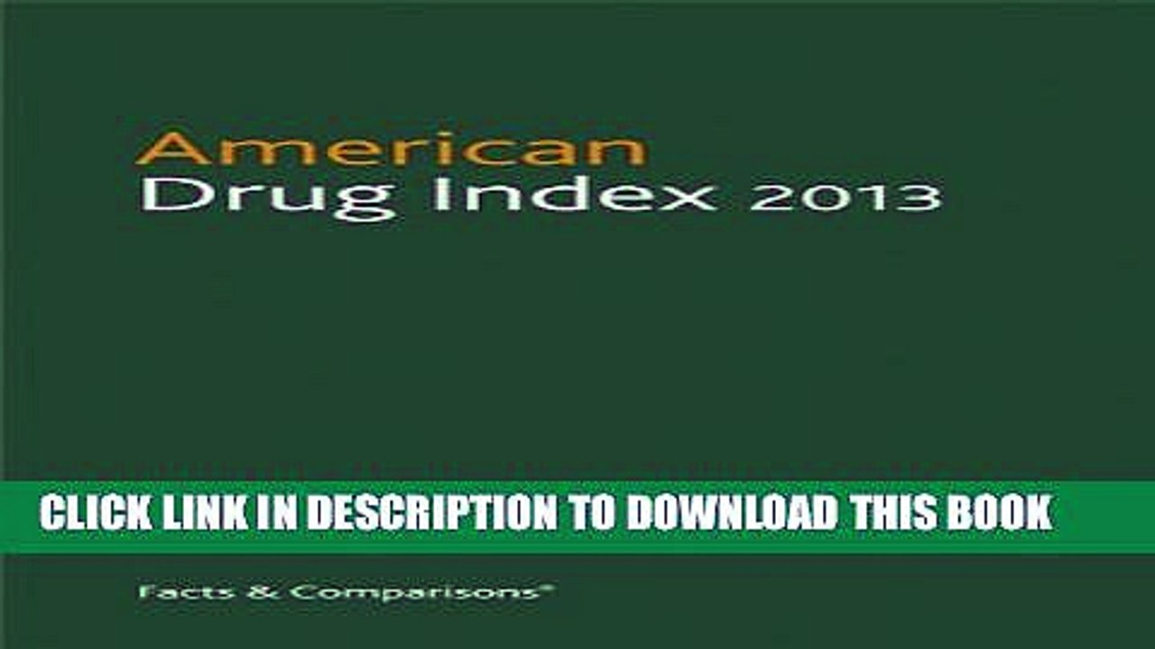 [PDF] American Drug Index 2013 Full Collection