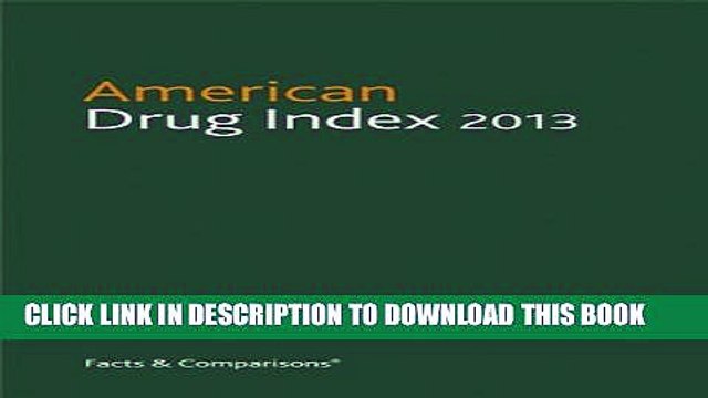 [PDF] American Drug Index 2013 Full Collection