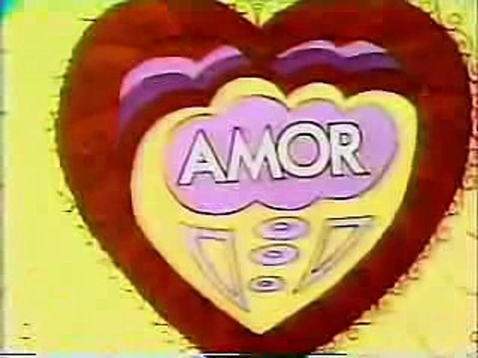 Classic Sesame Street animatin - Psychedelic Opera "AMOR" Hearts