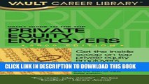 [PDF] Vault Guide to the Top Private Equity Employers Full Online