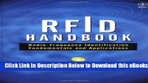 [Reads] RFID Handbook: Radio-Frequency Identification Fundamentals and Applications Free Books