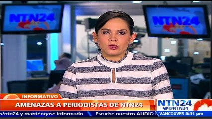 Comunicado oficial de NTN24 ante amenazas a nuestro equipo periodístico en Venezuela por parte de 'colectivos oficialist