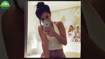 Selena Gomez In Leopard Print UNDERWEAR For S€x¥ Selfie