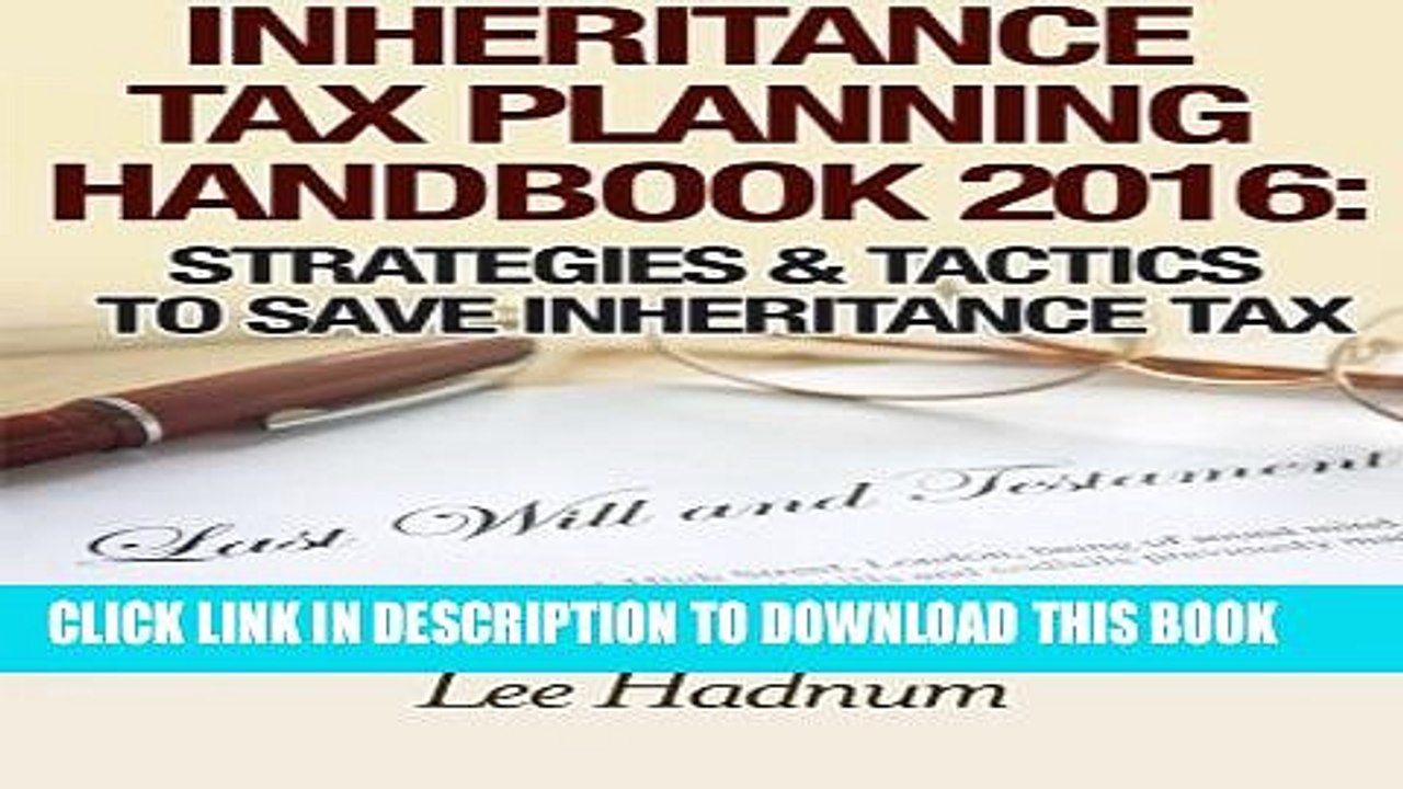 [PDF] Inheritance Tax Planning Handbook 2016: Strategies   Tactics To Save Inheritance Tax Full