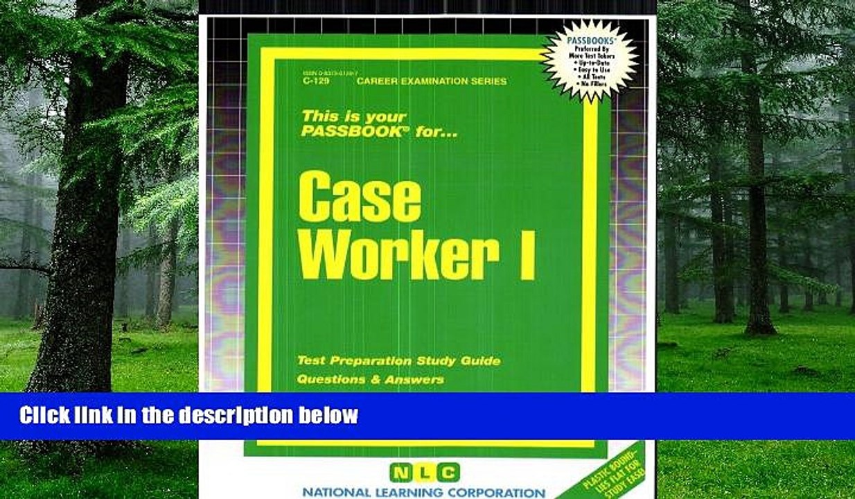 Big Deals  Caseworker I(Passbooks) (Career Examination Passbooks)  Free Full Read Most Wanted
