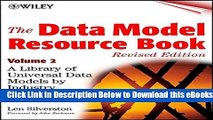 [Reads] The Data Model Resource Book: A Library of Universal Data Models by Industry Types Free