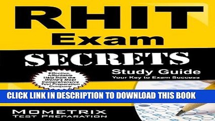[PDF] RHIT Exam Secrets Study Guide: RHIT Test Review for the Registered Health Information