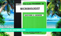 Big Deals  Microbiologist(Passbooks) (Passbook for Career Opportunities)  Free Full Read Most Wanted