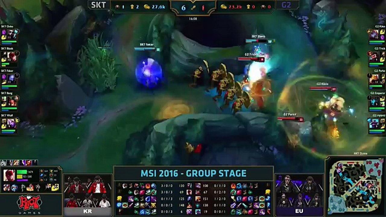SKT vs G2 - MSI 2016 (Mid-Season Invitational) - SK Telecom T1 vs G2 Esports_6