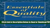[Get] Essentials of Quality with Cases and Experiential Exercises Popular Online