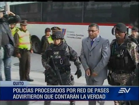 Audiencia por red de pases policiales no se pudo realizar