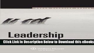 [Reads] Leadership: Law, Policy, and Management Free Books