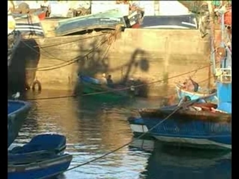Essaouira Mogador lorsque le soleil se lève