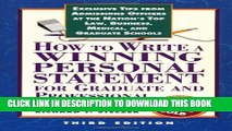 [PDF] How to Write a Winning Personal Statement 3rd ed (How to Write a Winning Personal Statement