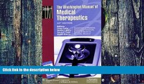 Big Deals  The Washington Manual of Medical Therapeutics, 33rd Edition  Free Full Read Best Seller