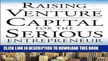 [PDF] Raising Venture Capital for the Serious Entrepreneur Popular Online